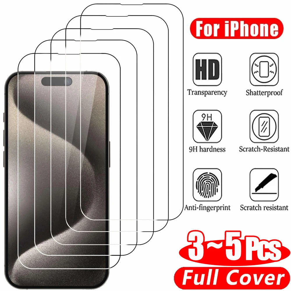 Clear Glass Screen Protector 3-5 pieces