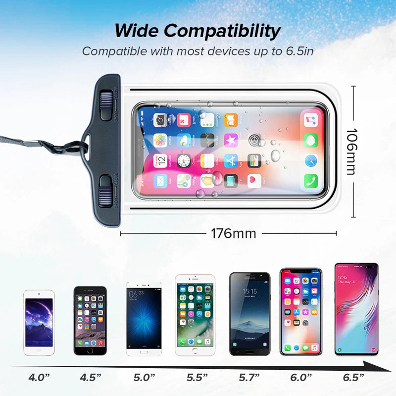 Universal Waterproof Phone Case IP68 PVC  Bag Mobile Cover For iPhone