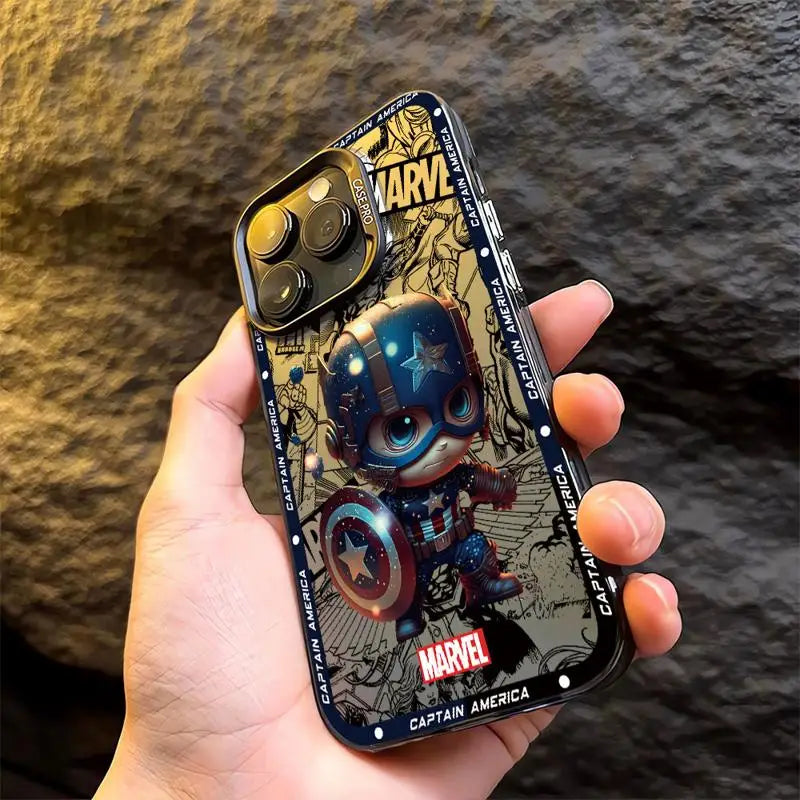 Marvel Ironman Deadpool Phone Case for Apple iPhone