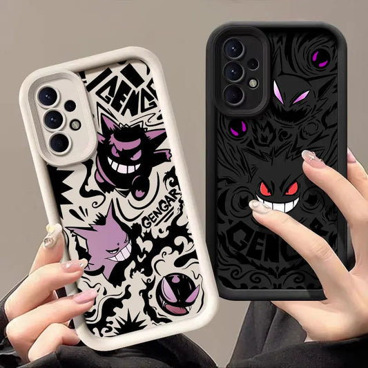 Pokemon Anime Gengar Case For Samsung Galaxy A55 Cases A35 A13 A54 A53 A52 A34 A33 A32 A21S A14 A23 A24 A12 A51 A71 Phone Cover