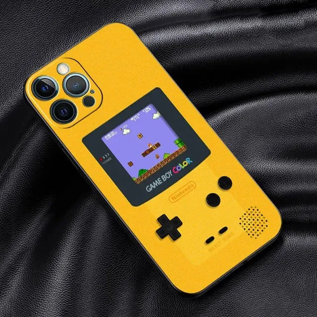 Retro Game Console Black Case For iPhone