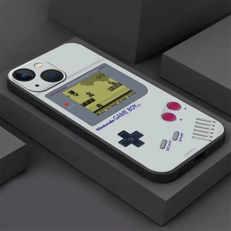 Retro Game Console Black Case For iPhone