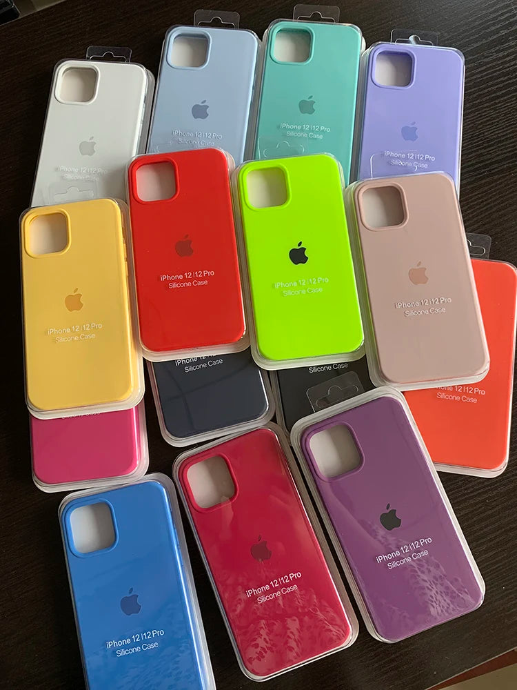 Original Liquid Silicone Phone Case for iPhone