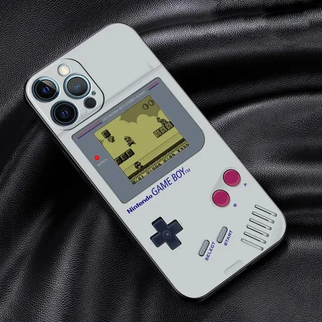 Retro Game Console Black Case For iPhone