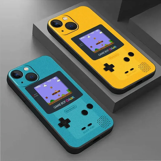 Retro Game Console Black Case For iPhone