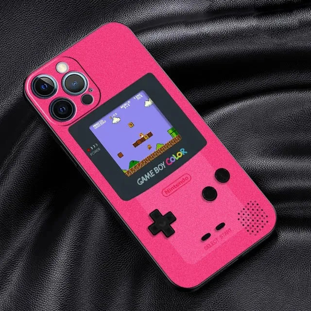 Retro Game Console Black Case For iPhone