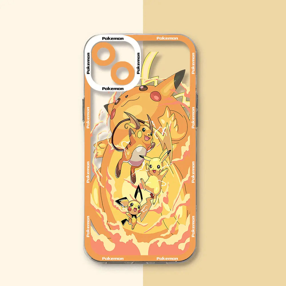 New Anime Pokémons Pikachu Hot Cool Phone Case For iPhone