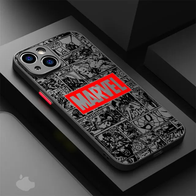 Marvel Spiderman Ironman Phone Case for iPhone