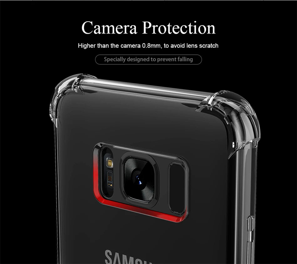 Shockproof Case For Samsung Galaxy S22 S21 S20 S23 Ultra S10 S8 S9 Plus Phone Case For Samsung Note 10 9 8 Silicone Cover