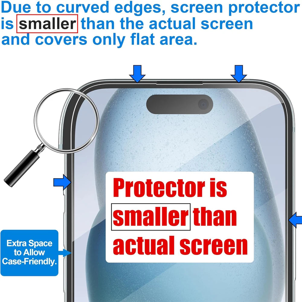 Clear Glass Screen Protector 3-5 pieces