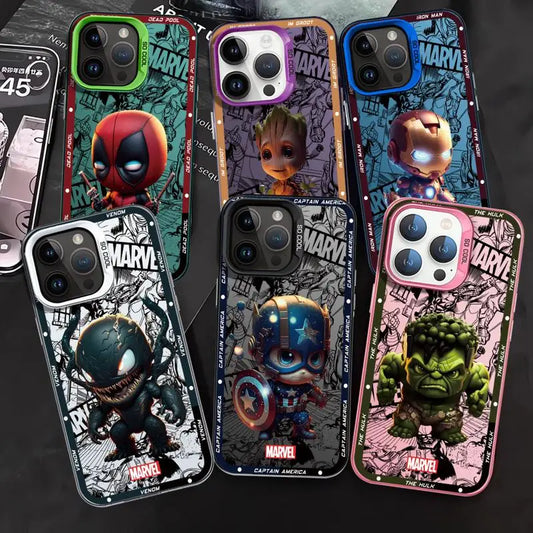 Marvel Ironman Deadpool Phone Case for Apple iPhone