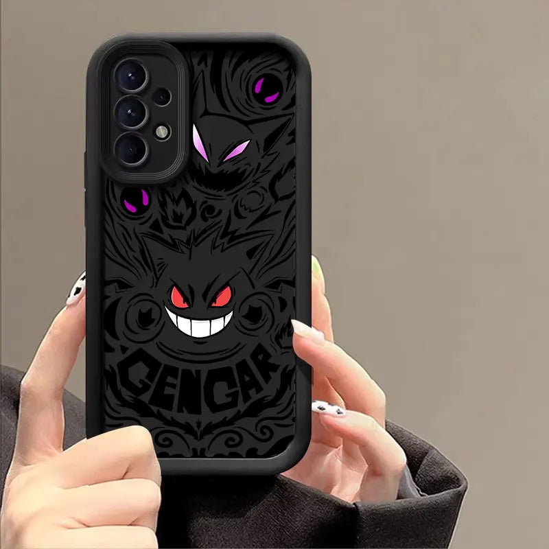 Pokemon Anime Gengar Case For Samsung Galaxy A55 Cases A35 A13 A54 A53 A52 A34 A33 A32 A21S A14 A23 A24 A12 A51 A71 Phone Cover