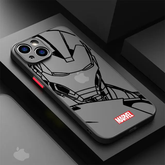 Marvel Spiderman Ironman Phone Case for iPhone