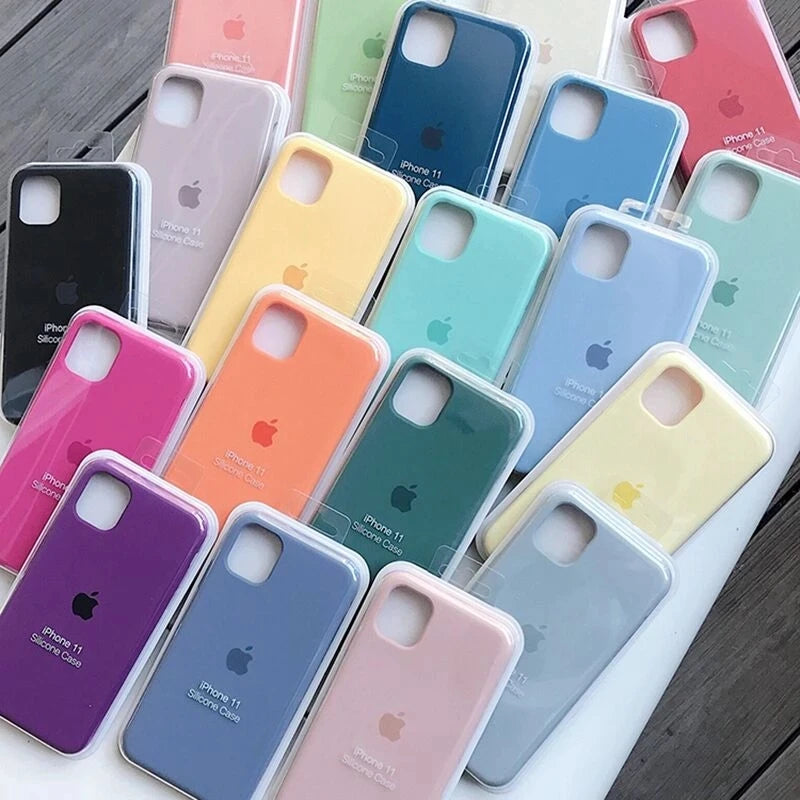 Original Liquid Silicone Phone Case for iPhone