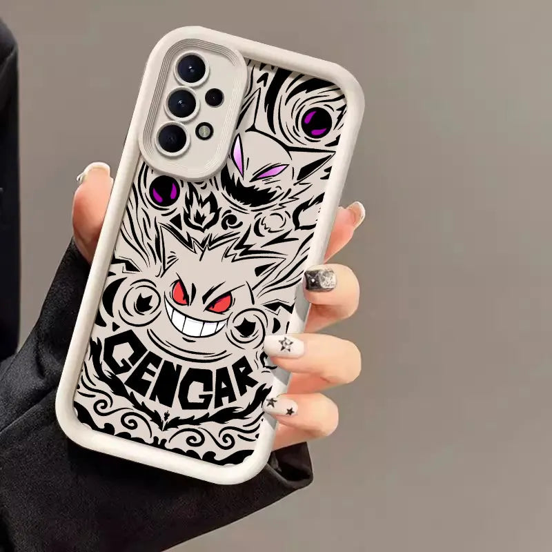 Pokemon Anime Gengar Case For Samsung Galaxy A55 Cases A35 A13 A54 A53 A52 A34 A33 A32 A21S A14 A23 A24 A12 A51 A71 Phone Cover