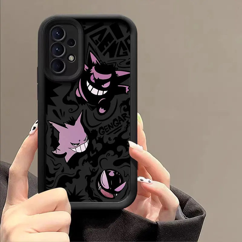 Pokemon Anime Gengar Case For Samsung Galaxy A55 Cases A35 A13 A54 A53 A52 A34 A33 A32 A21S A14 A23 A24 A12 A51 A71 Phone Cover