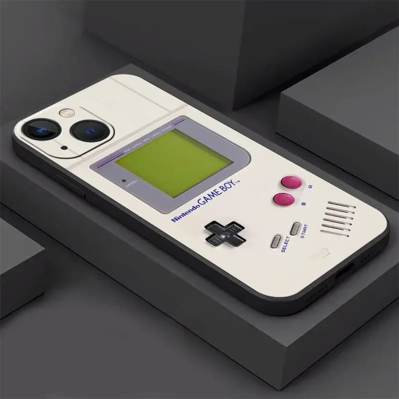 Retro Game Console Black Case For iPhone