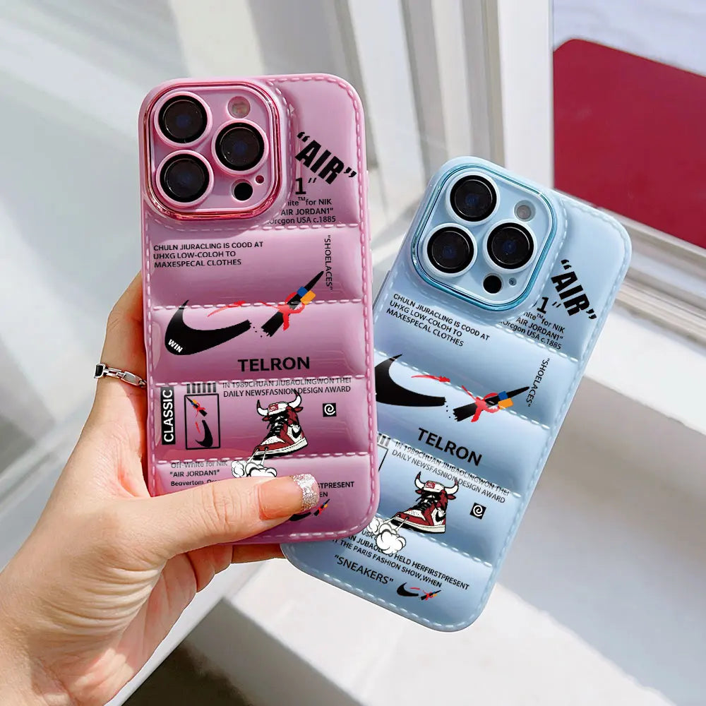 Fashion Street Sneakers Label Phone Case For iPhone